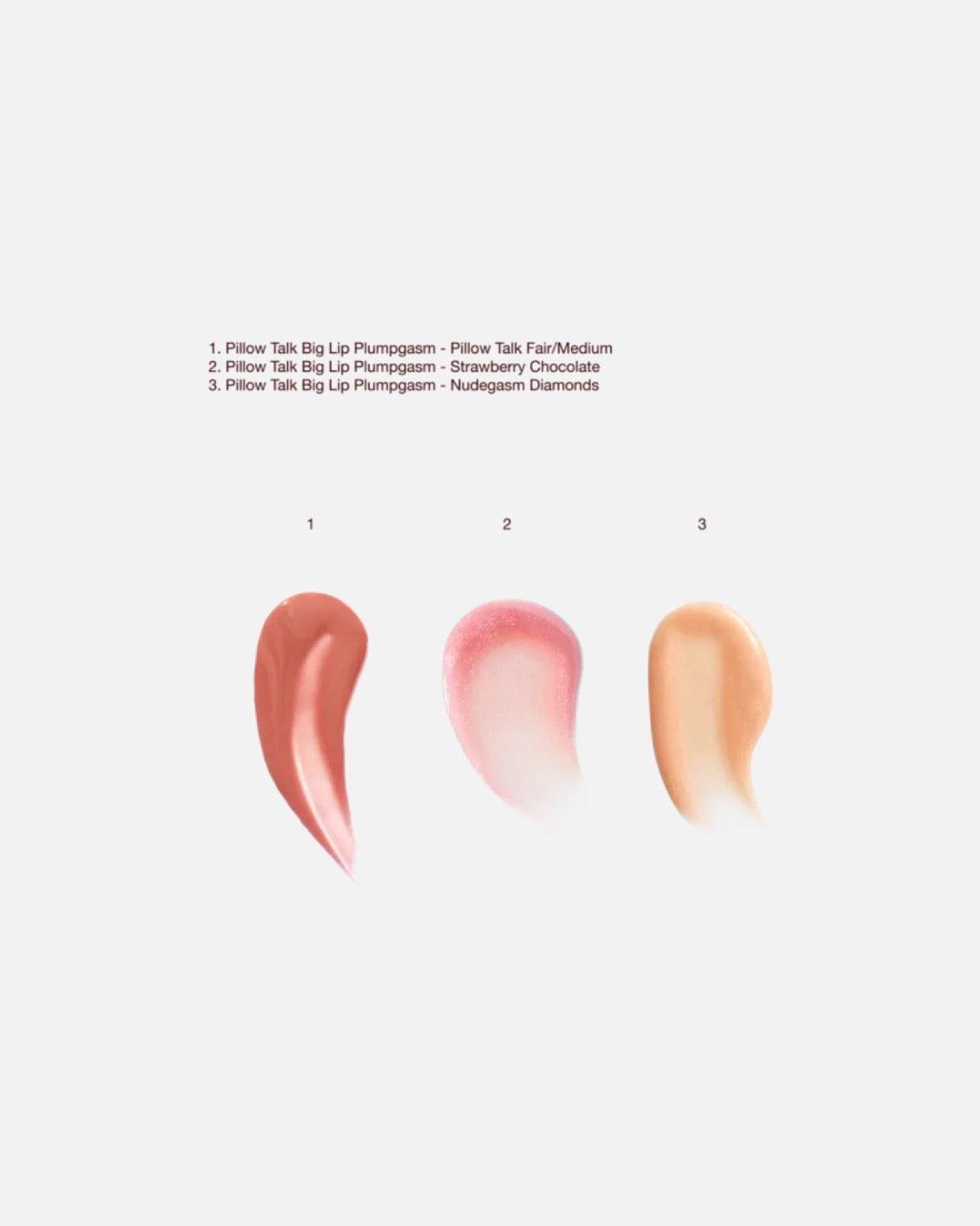 Charlotte tilbury big lip plumpgasm mini trio