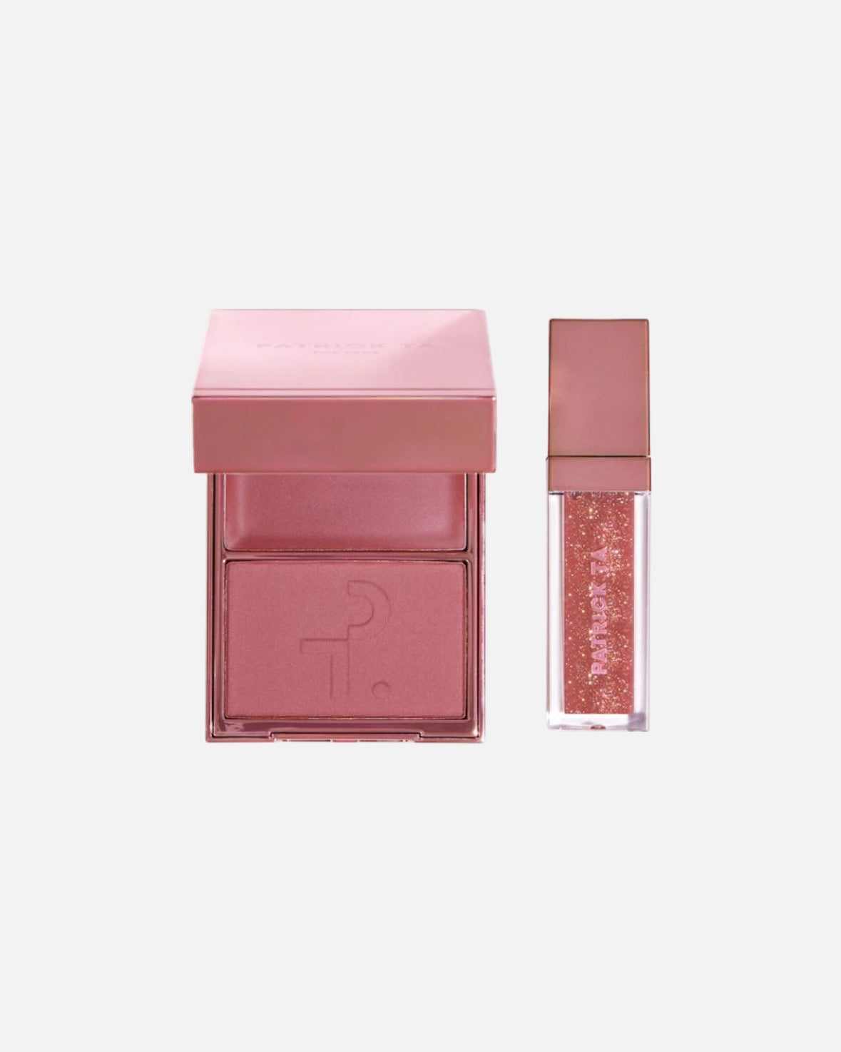 PATRICK TA Patrick's Glow and Gloss Set: Major Headlines Blush Duo
