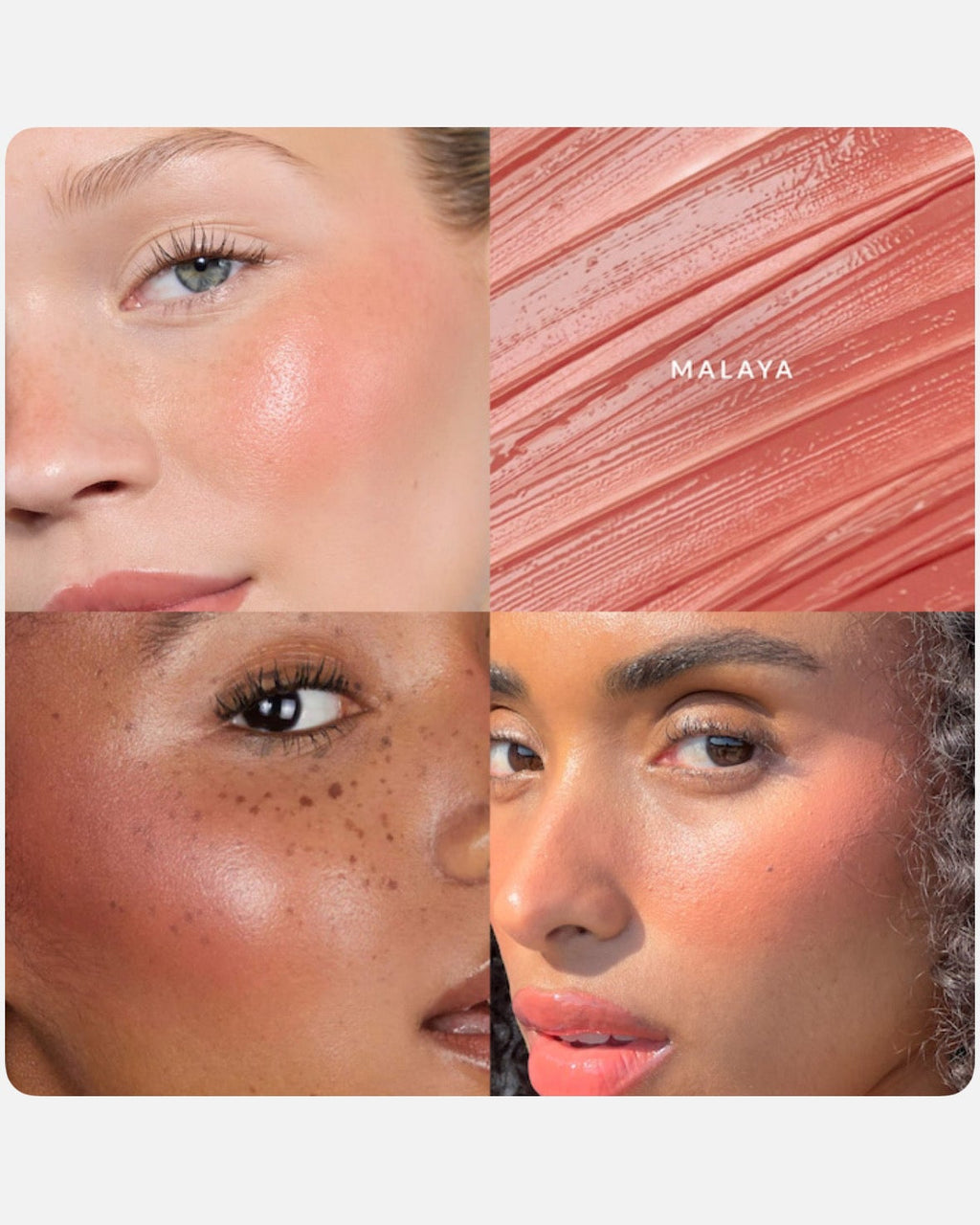 REFY Cream Blush Duo with Duo Face Brush Gift Set