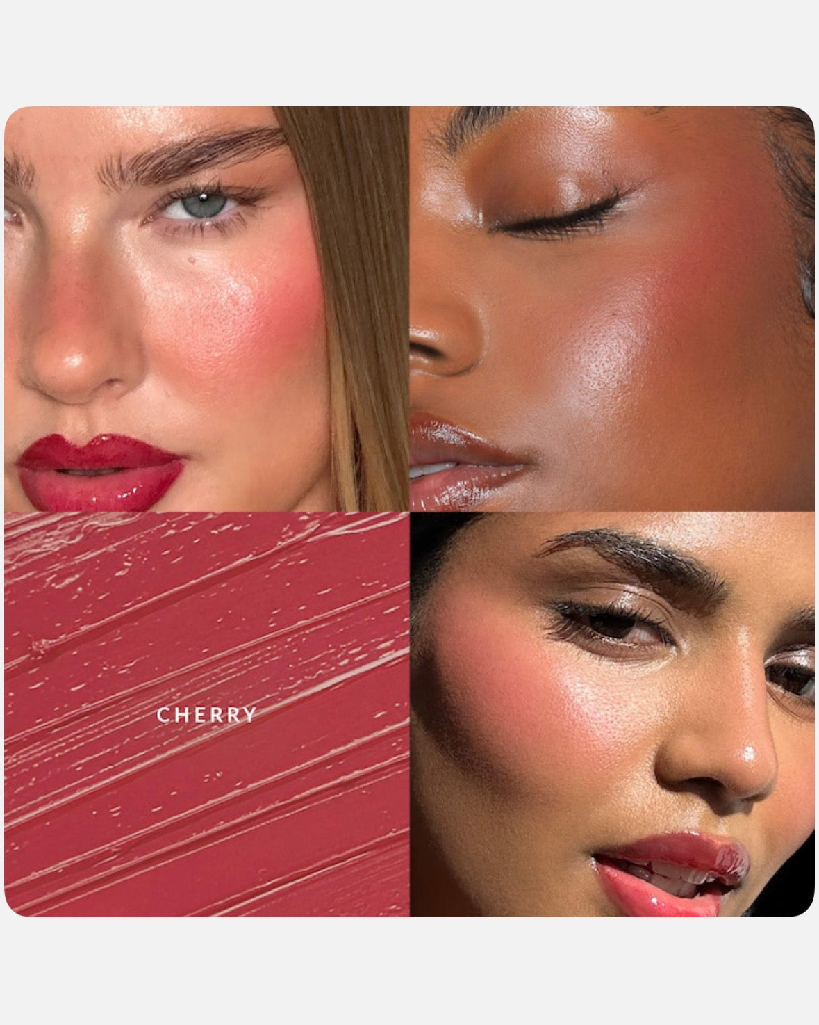 REFY Cream Blush Duo with Duo Face Brush Gift Set