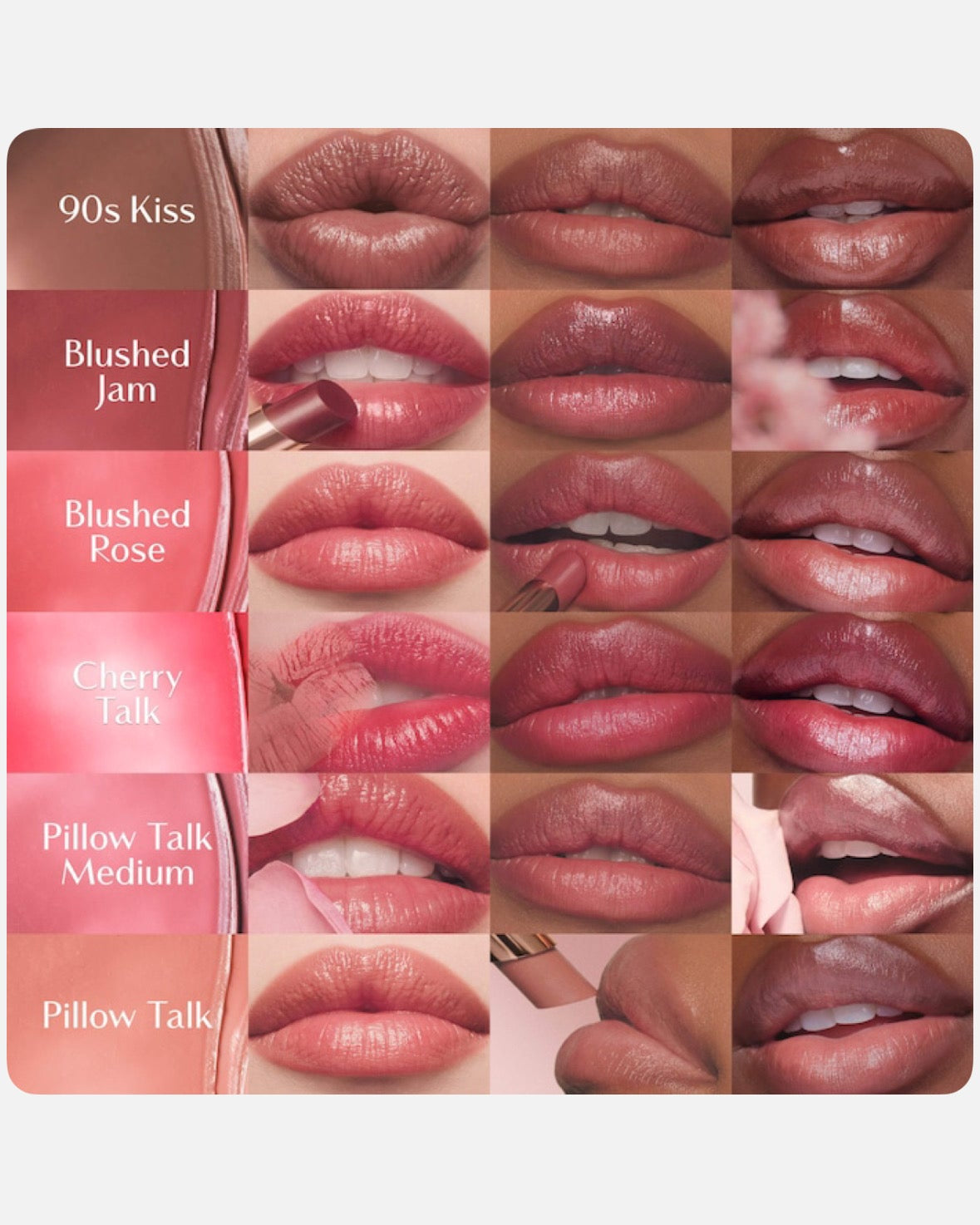 Charlotte Tilbury Pillow Talk Long Lasting Blush Balm Sheer Lip Tint