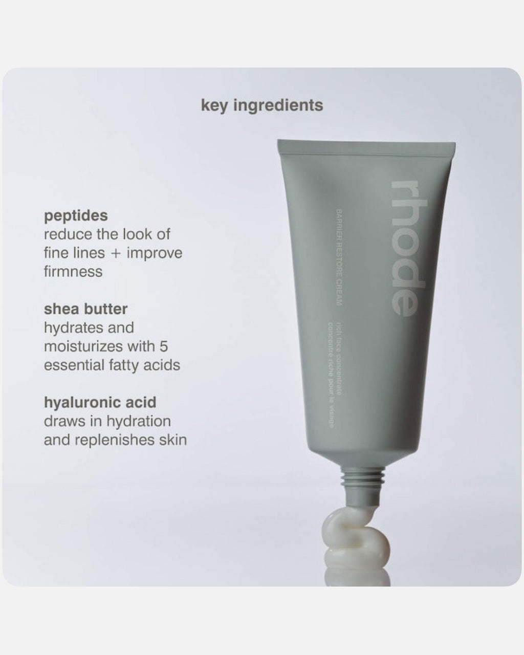 Rhode Barrier Restore Cream Comforting Daily Moisturizer