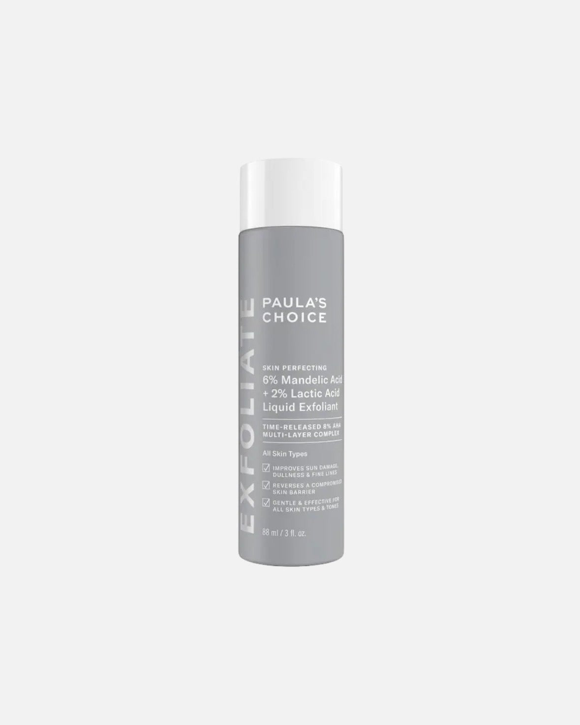 Paula's Choice 6% Mandelic Acid + 2% Lactic Acid AHA Liquid Exfoliant for Dark Spots, Textured Skin