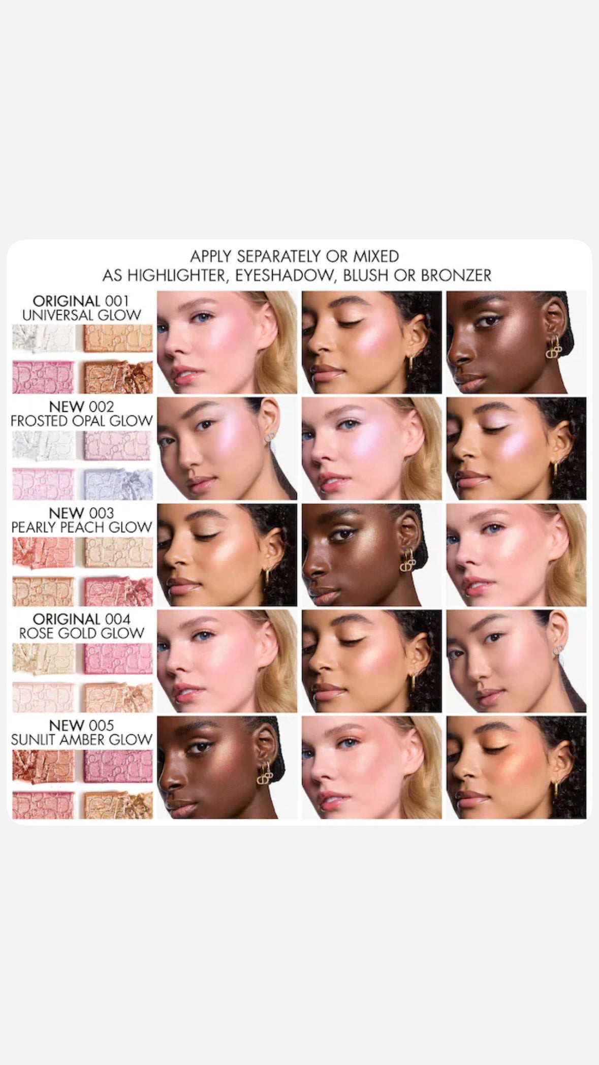 DIOR BACKSTAGE Glow Face Palette