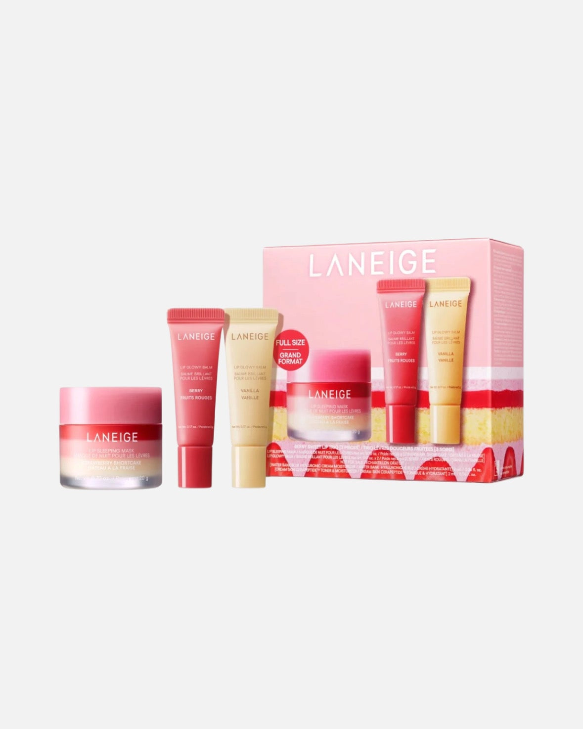 Laneige Berry Sweet Lip Trio Set