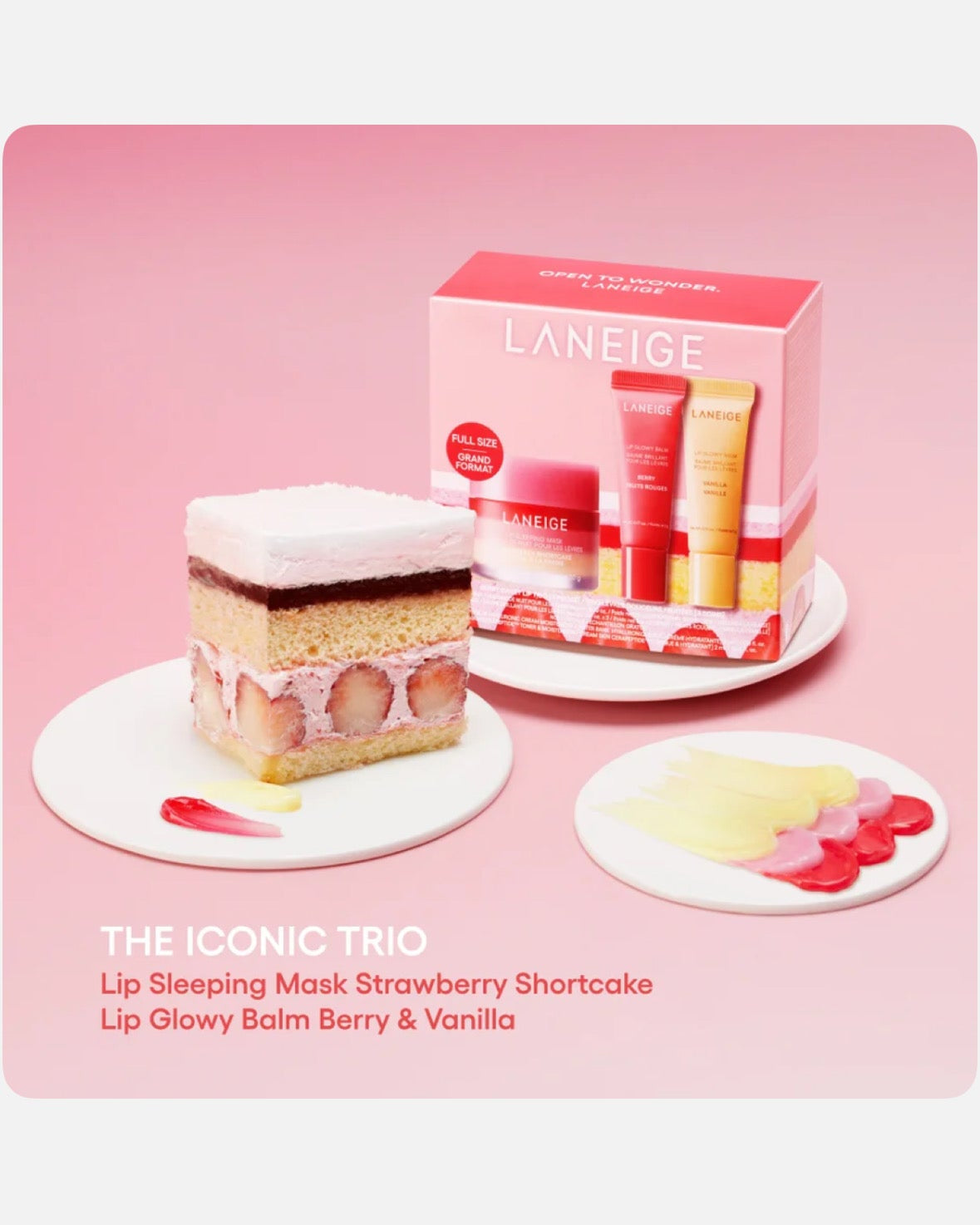 Laneige Berry Sweet Lip Trio Set