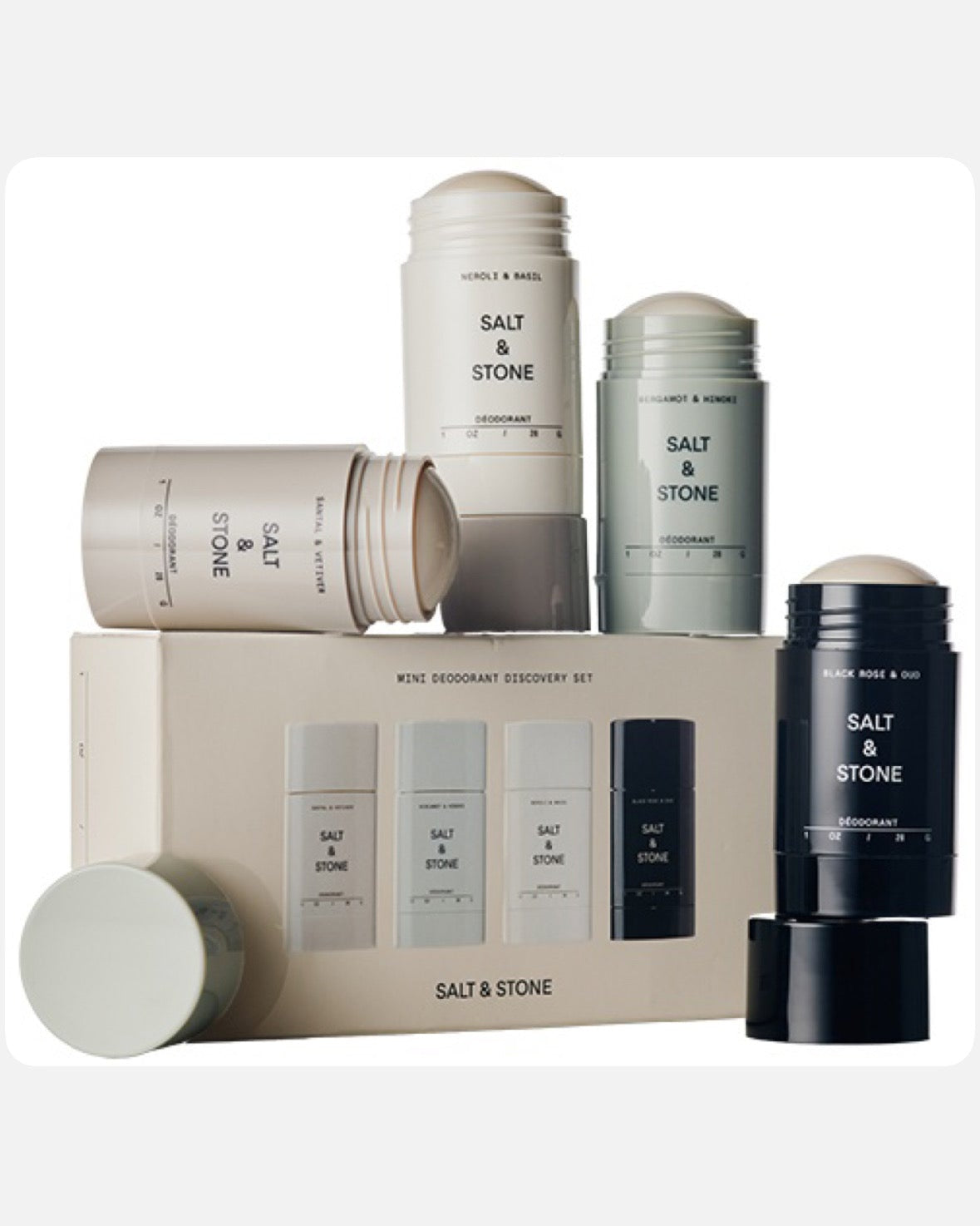 Salt & Stone Mini Deodorant Discovery Set