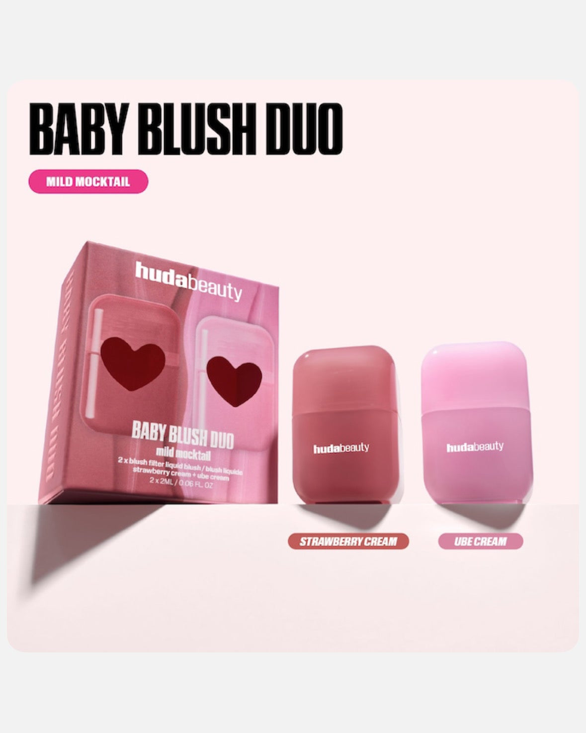 HUDA BEAUTY Mini Blush Mocktail Duos