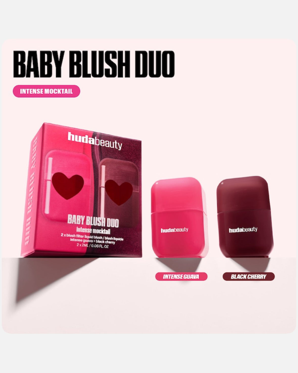 HUDA BEAUTY Mini Blush Mocktail Duos