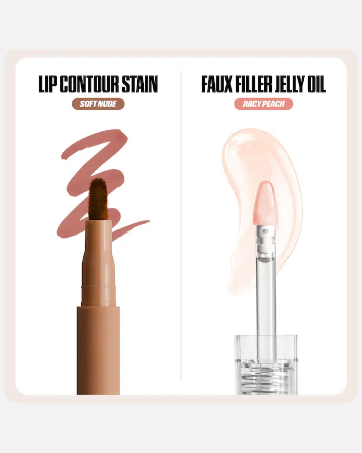 HUDA BEAUTY Make Out Sesh Lip Stain and Lip Gloss Duos