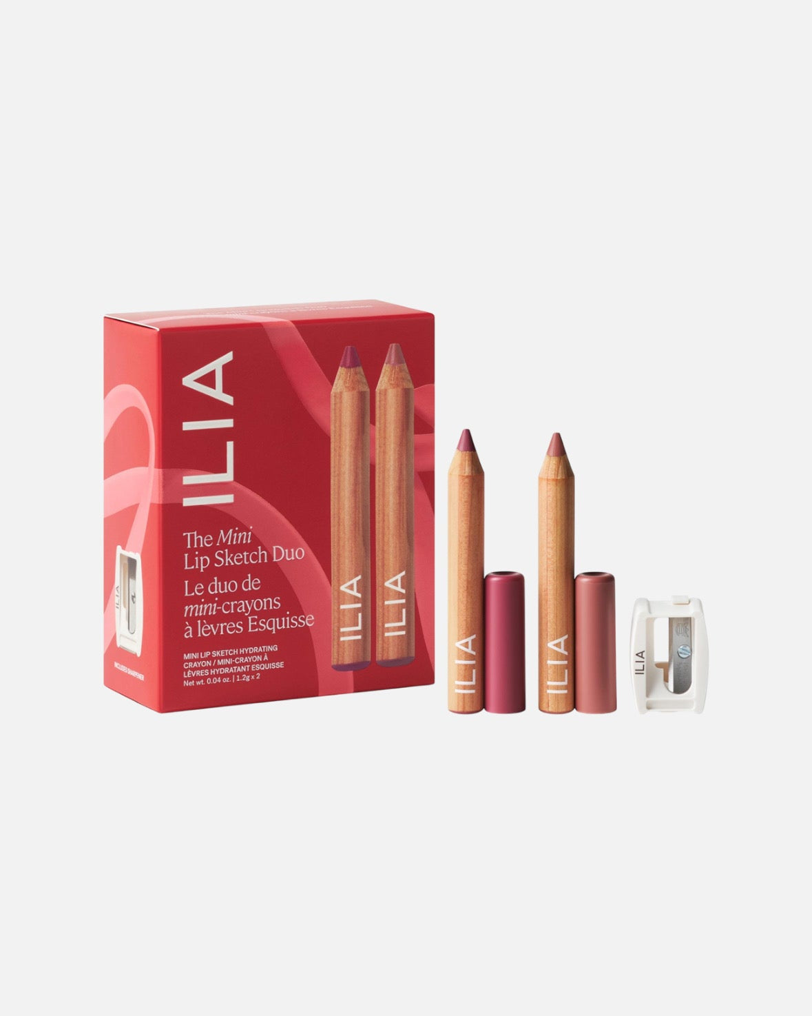 ILIA Mini Lip Sketch Duo - Lipstick + Lip Liner Gift Set