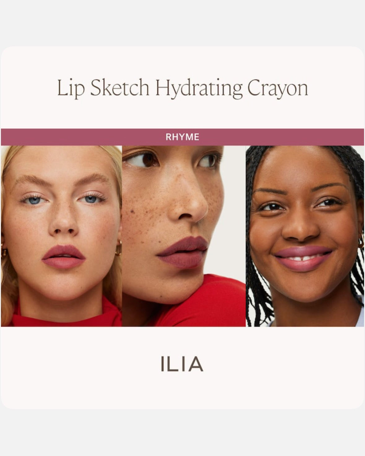 ILIA Mini Lip Sketch Duo - Lipstick + Lip Liner Gift Set