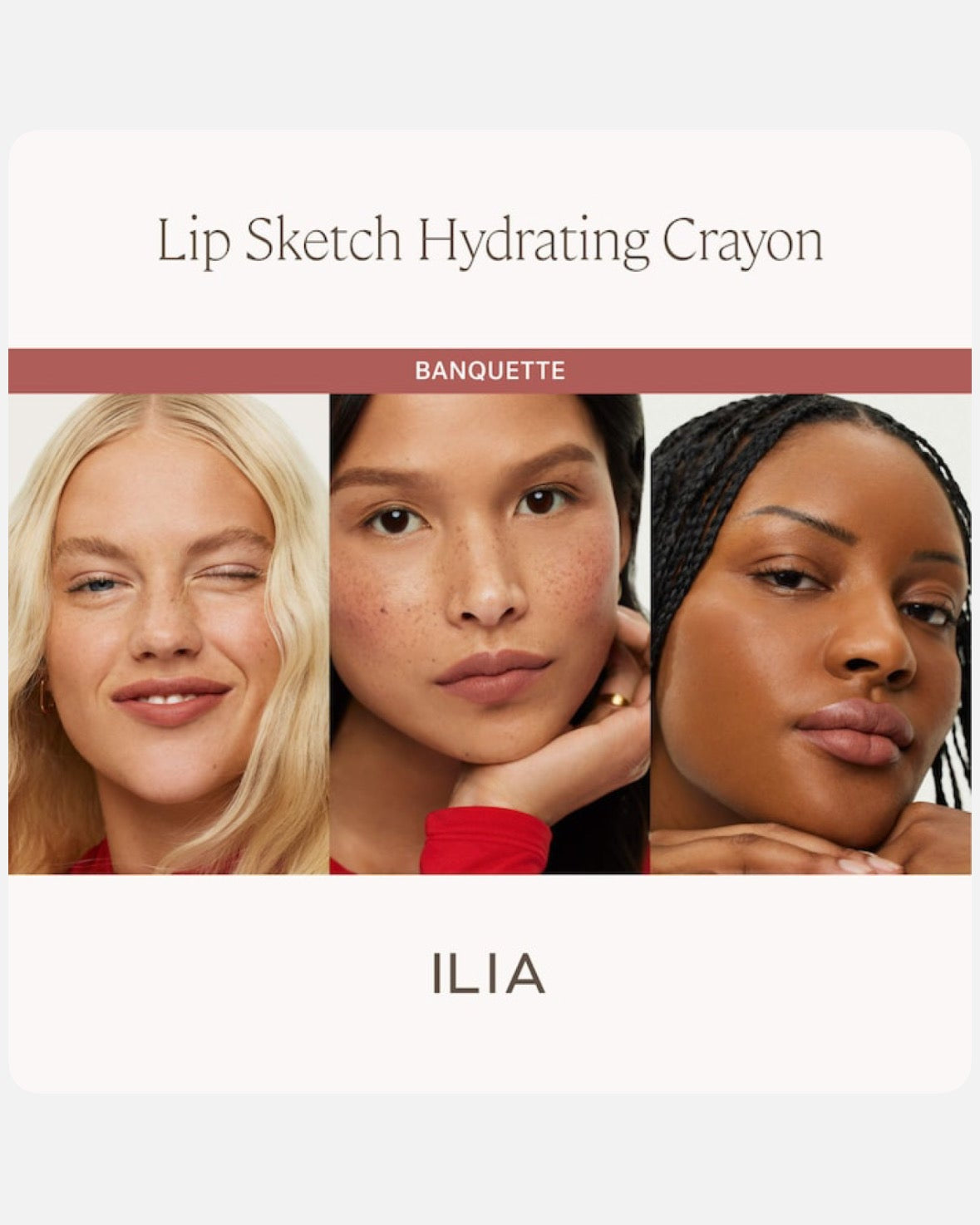 ILIA Mini Lip Sketch Duo - Lipstick + Lip Liner Gift Set