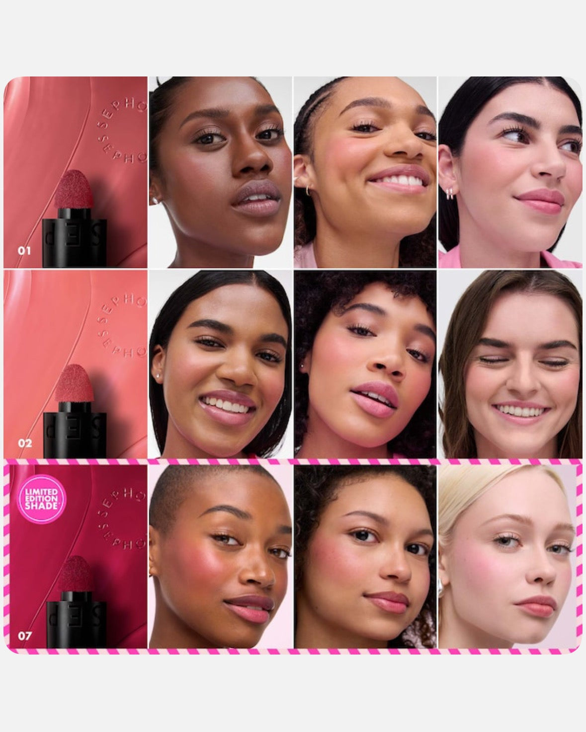 SEPHORA COLLECTION Blush & Go Trio Makeup Gift Set