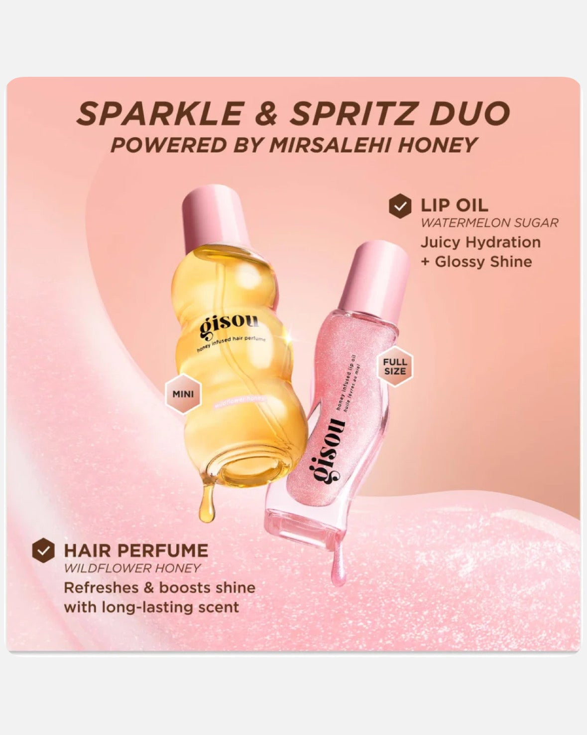 Gisou Sparkle & Spritz Set