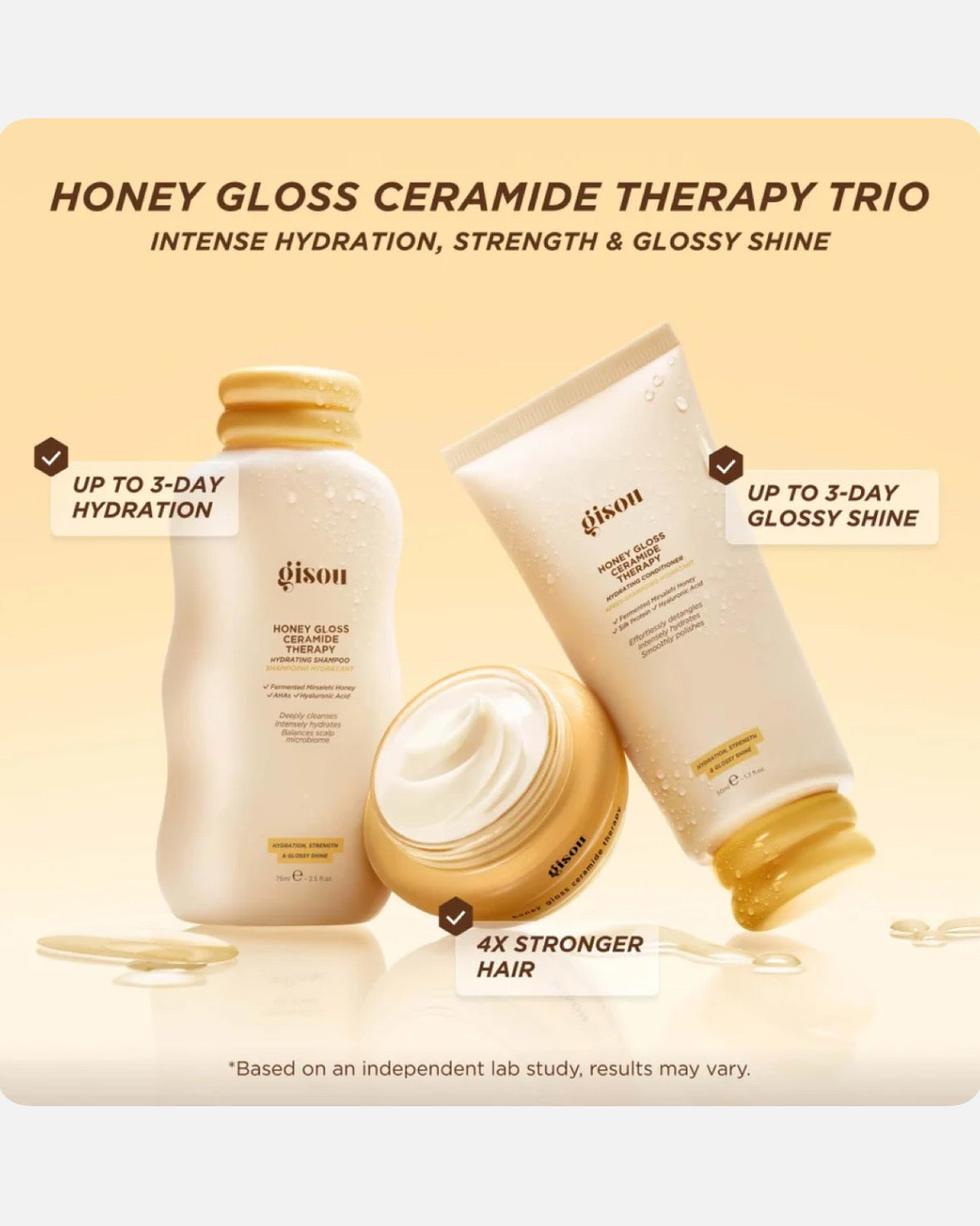 Gisou Hair Therapy Trio