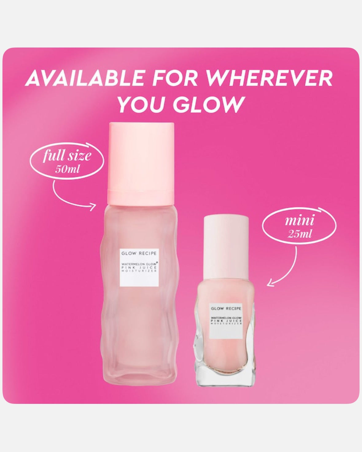 Glow Recipe Watermelon Pink Juice Oil-Free Refillable Moisturizer