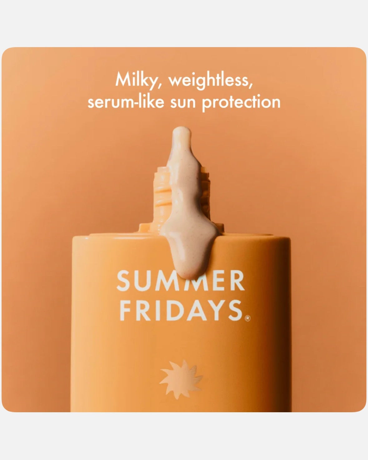 Summer Fridays ShadeDrops Broad Spectrum SPF 50 Mineral Milk Sunscreen