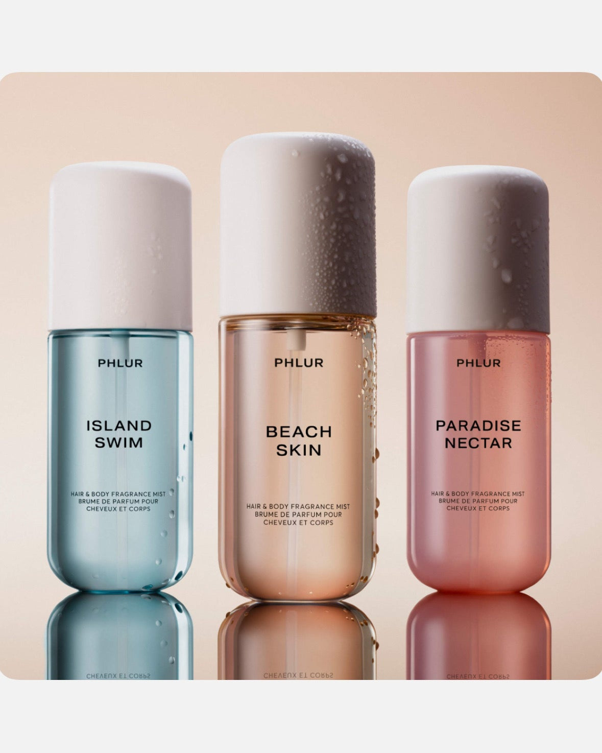 PHLUR Island Escape Body Mist Trio Set
