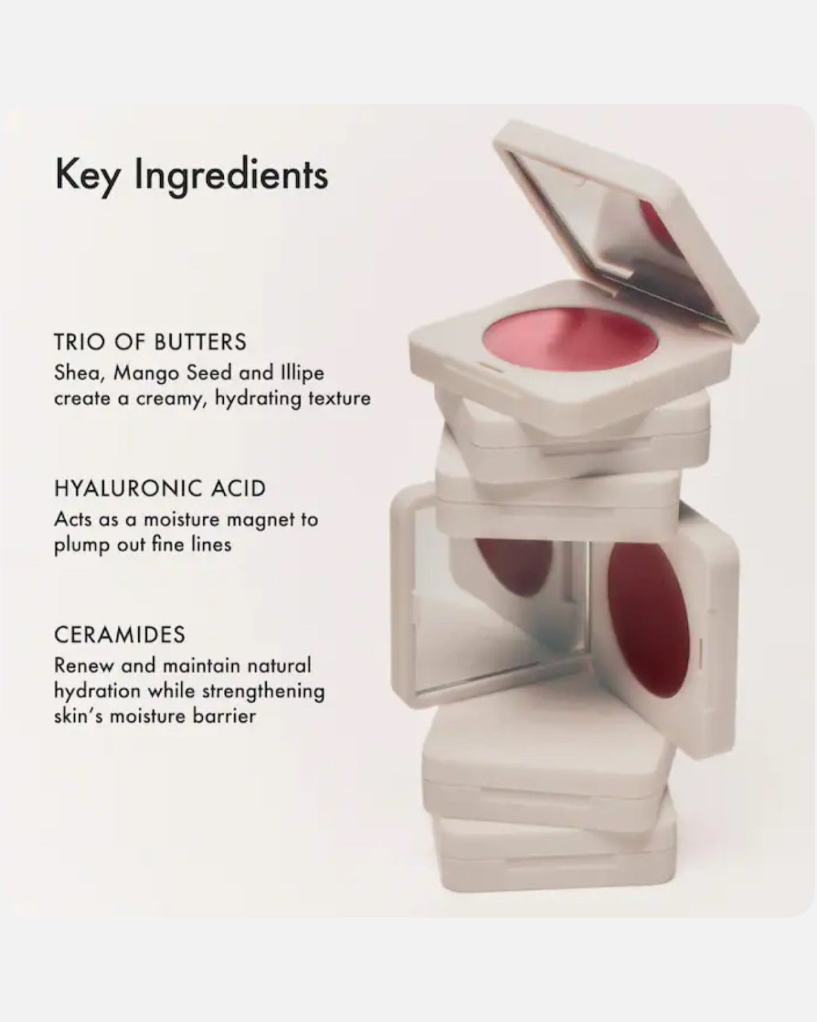 Summer Fridays Blush Butter Balm Hydrating Cream Blush with Peptides