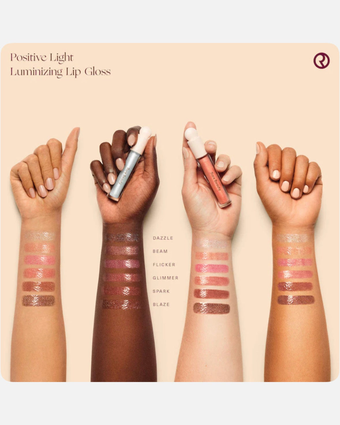 Rare Beauty by Selena Gomez Positive Light Luminizing Lip Gloss