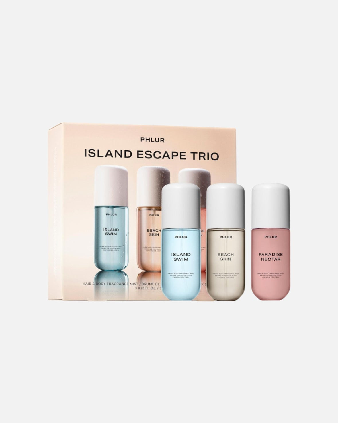 PHLUR Island Escape Body Mist Trio Set