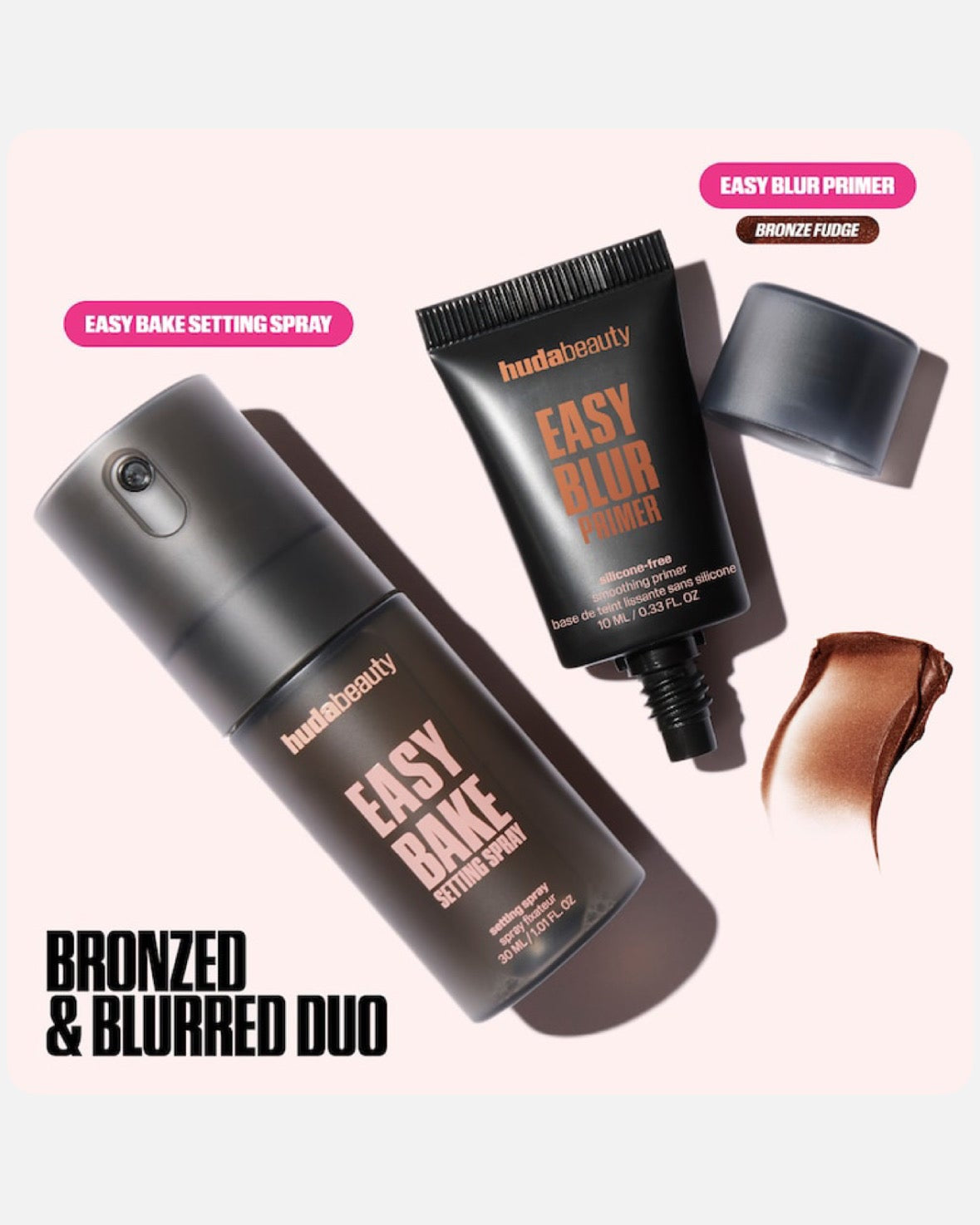 Huda Beauty Mini Bronzed & Blurred Duo Set