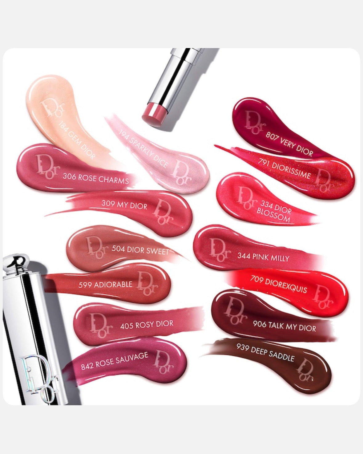 Dior Addict Glass Lipstick Ultra-Shine Hydrating Lip Gloss Stick