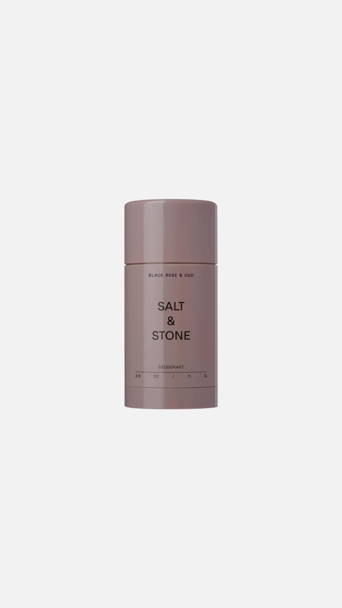 Salt & Stone Black Rose & Oud Extra-Strength Aluminum-Free Deodorant