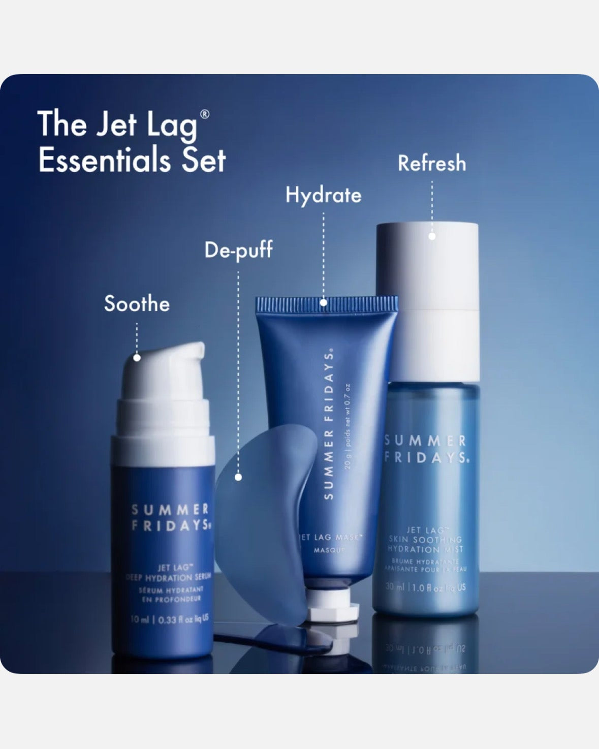 Summer Fridays Jet Lag Essentials Set