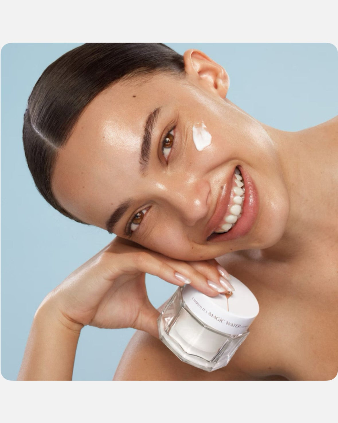 Charlotte Tilbury Magic Water Cream Refillable Gel Moisturizer with Niacinamide