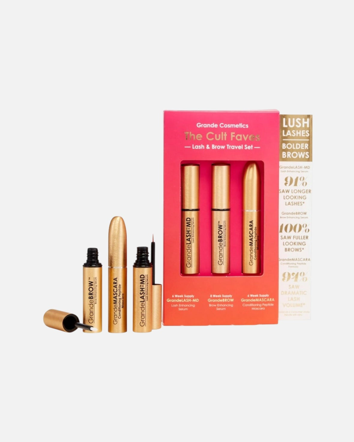 Grande Cosmetics Mini Cult Faves Lash and Brow Serum Set