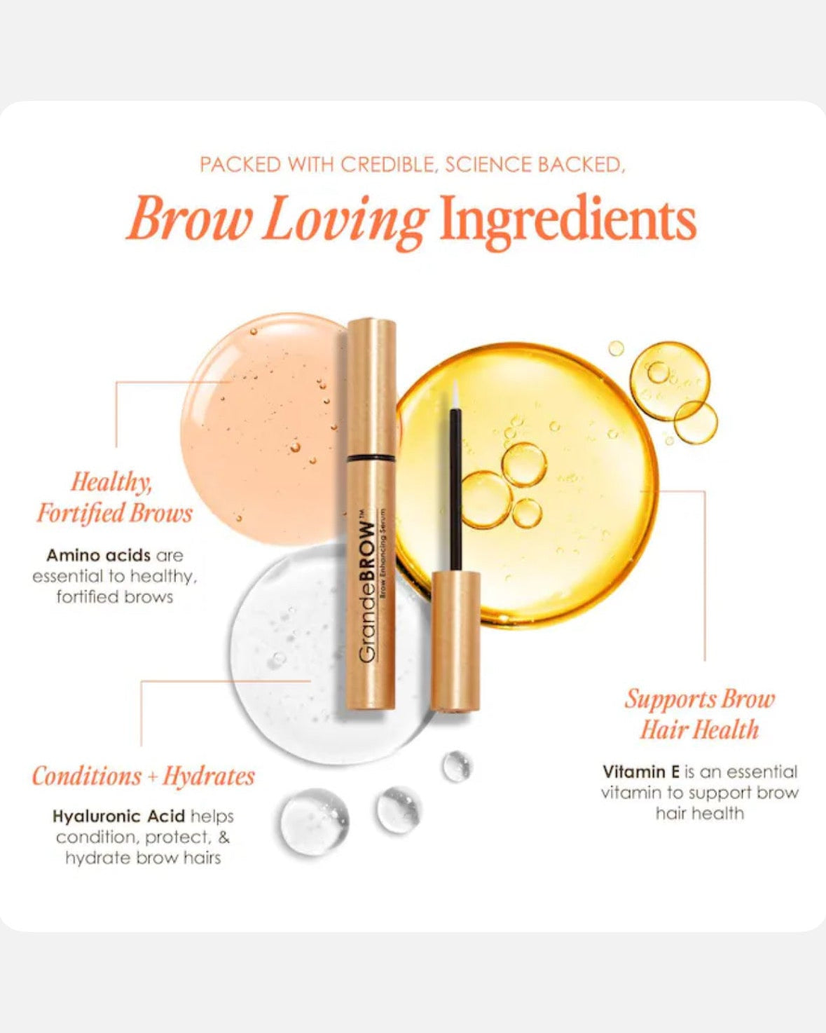 Grande Cosmetics GrandeBROW Brow Enhancing Serum 1ml