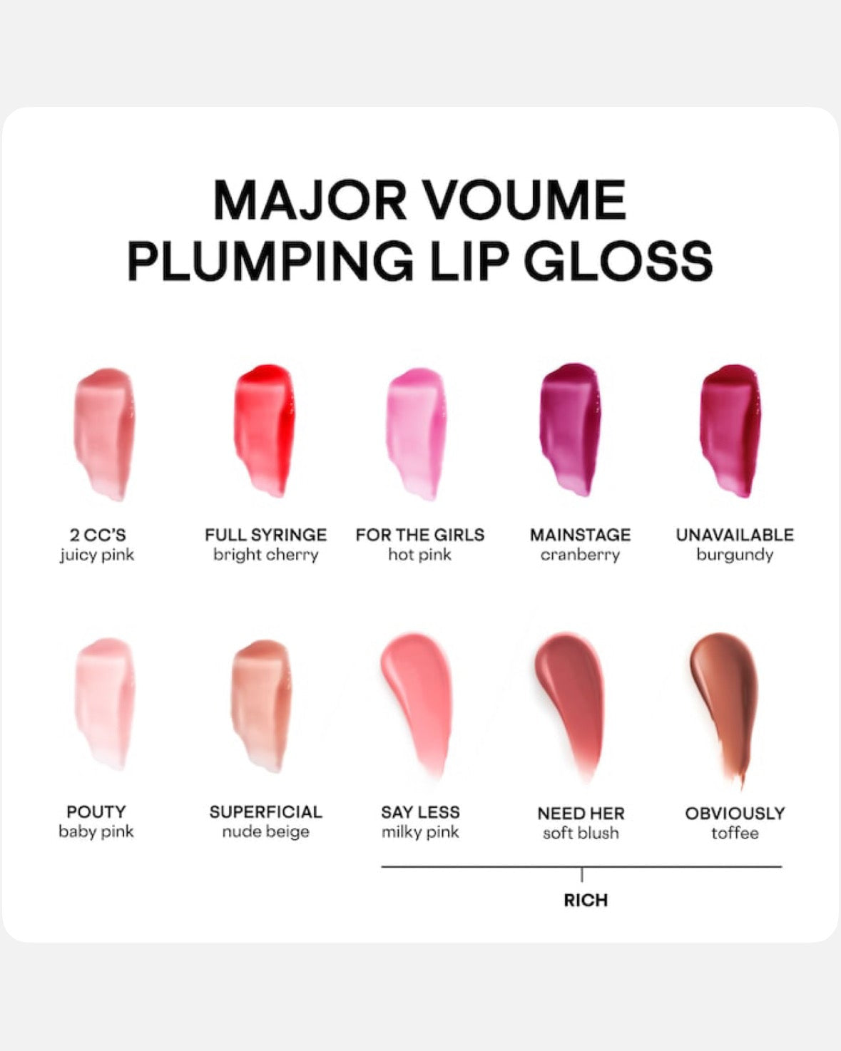 PATRICK TA Major Volume Plumping Lip Gloss