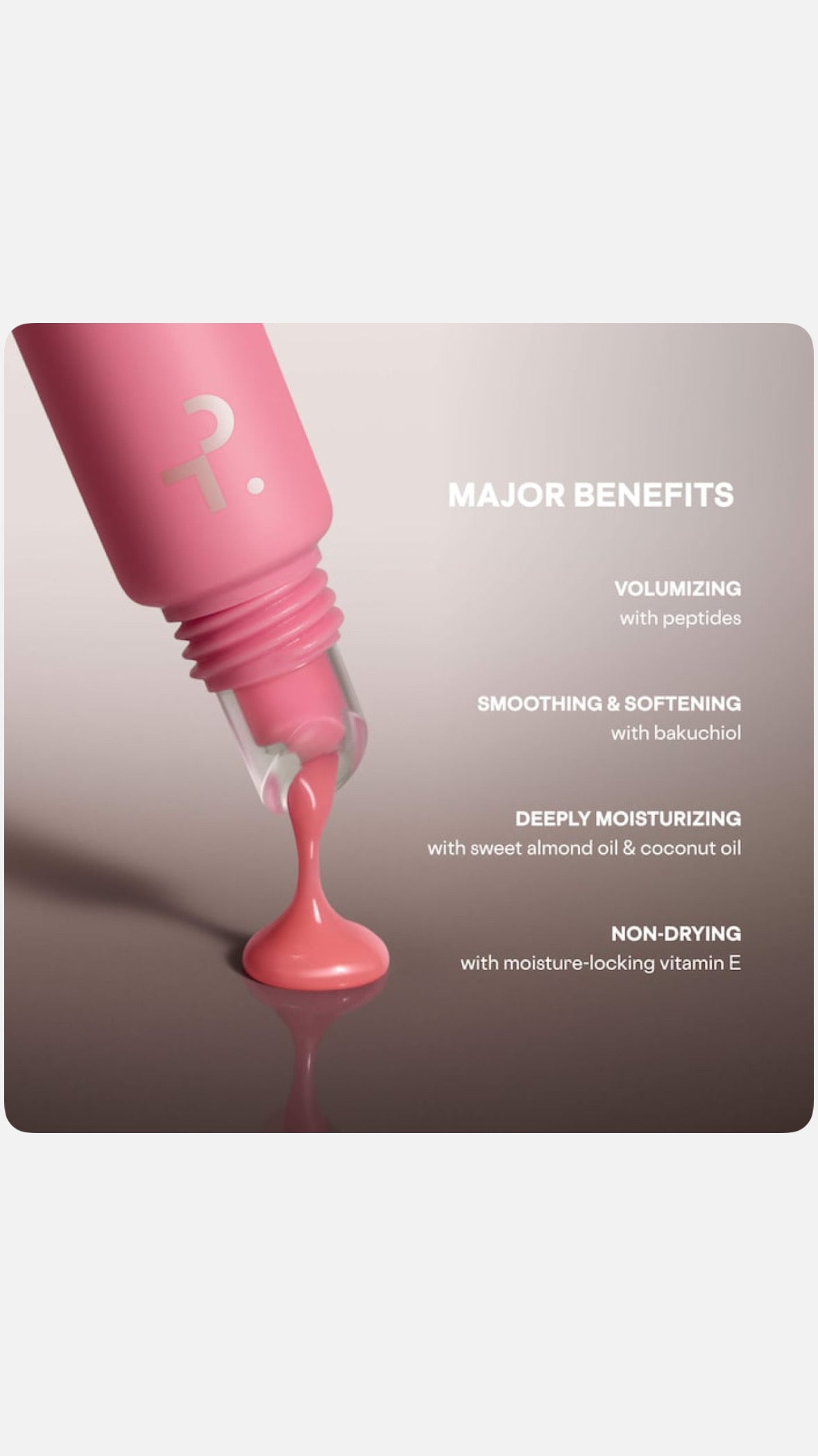 PATRICK TA Major Moisture Smoothing and Hydrating Tinted Lip Balm with Vitamin E