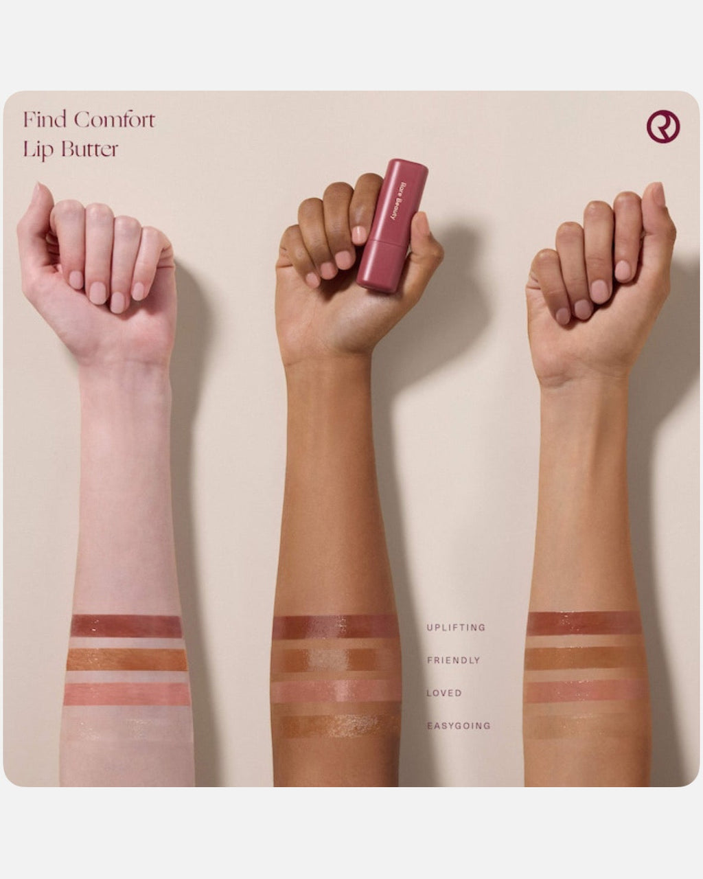 Rare Beauty by Selena Gomez Find Comfort Lip Butter Balm + Overnight Mask with Hyaluronic Acid Butter