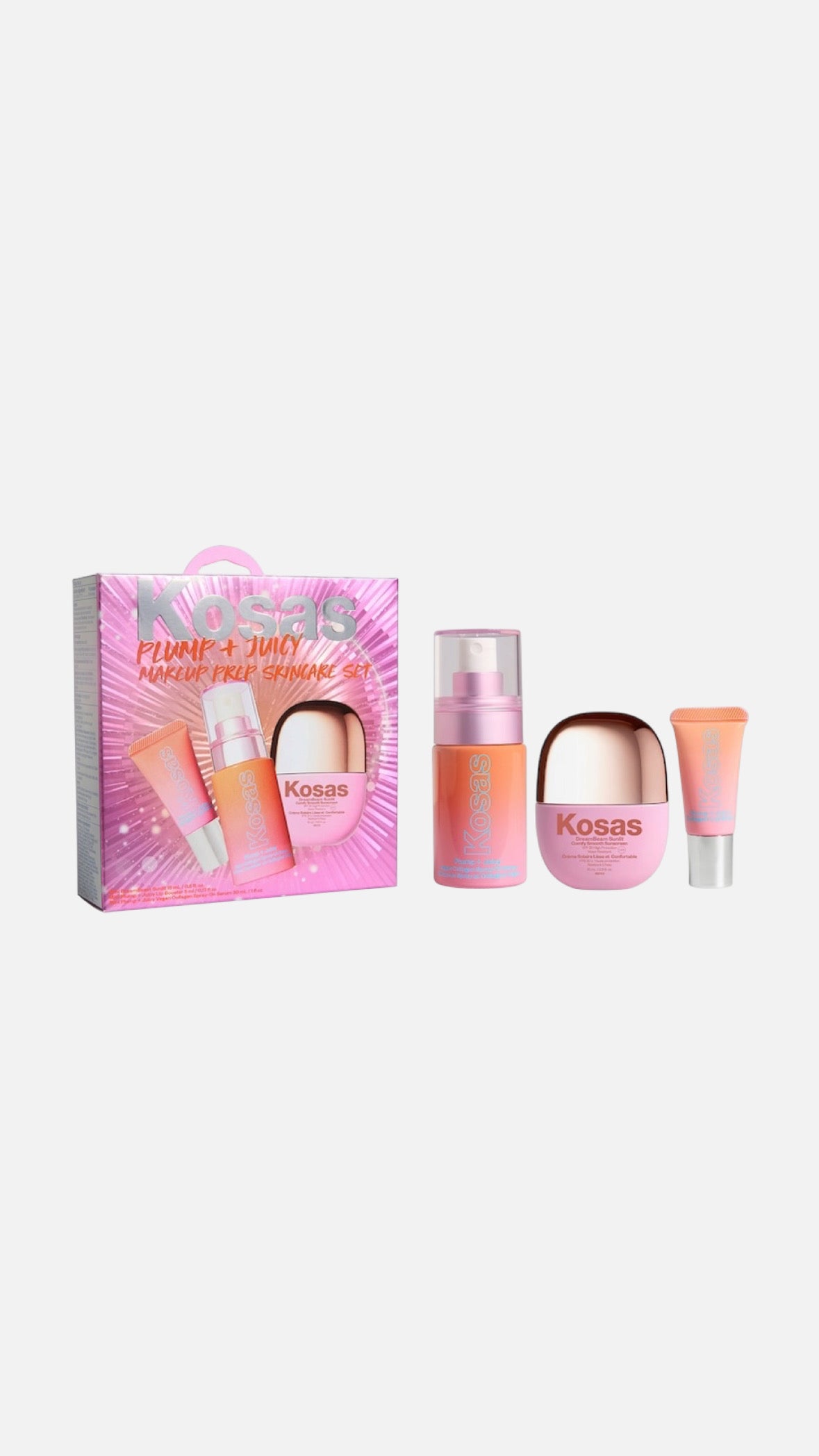 Kosas Plump + Juicy Makeup Prep - Skincare Set