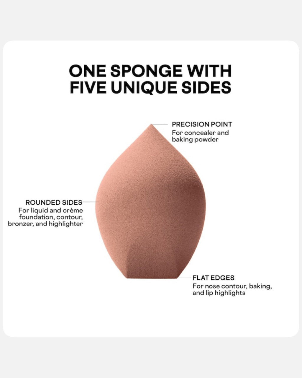 PATRICK TA 
Major Skin 5-In-1 Blending Sponge