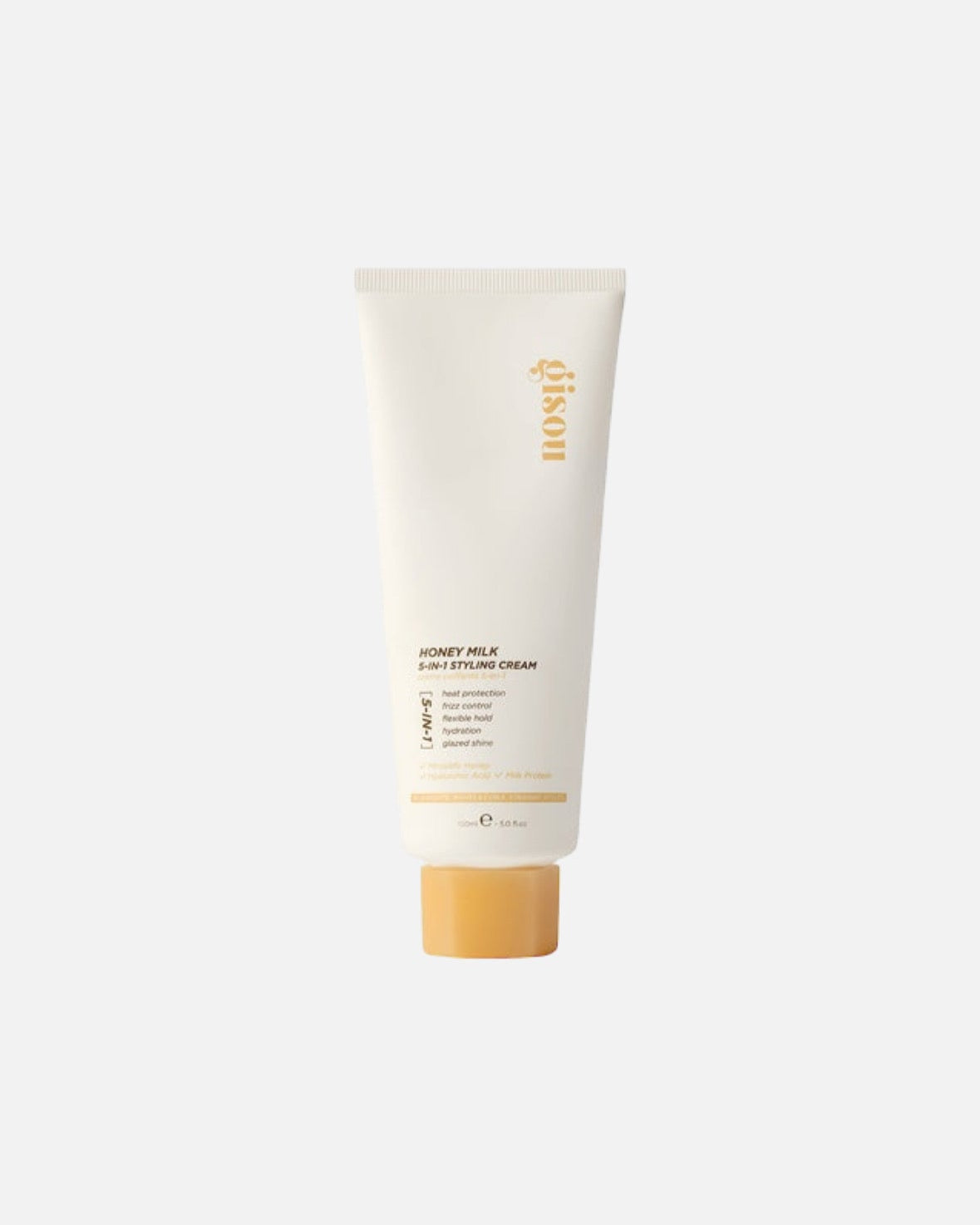 Gisou honey milk 5-in-1 styling cream.
