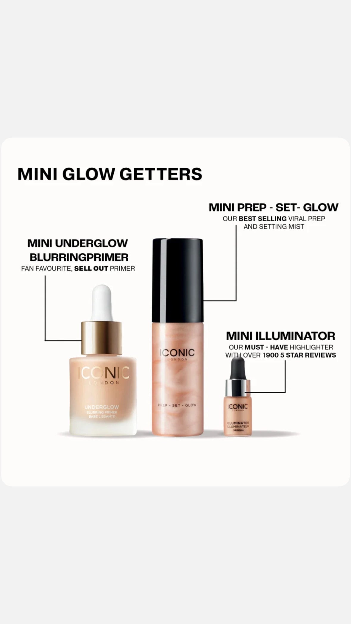 ICONIC London Mini Glow Getters Starter Kit