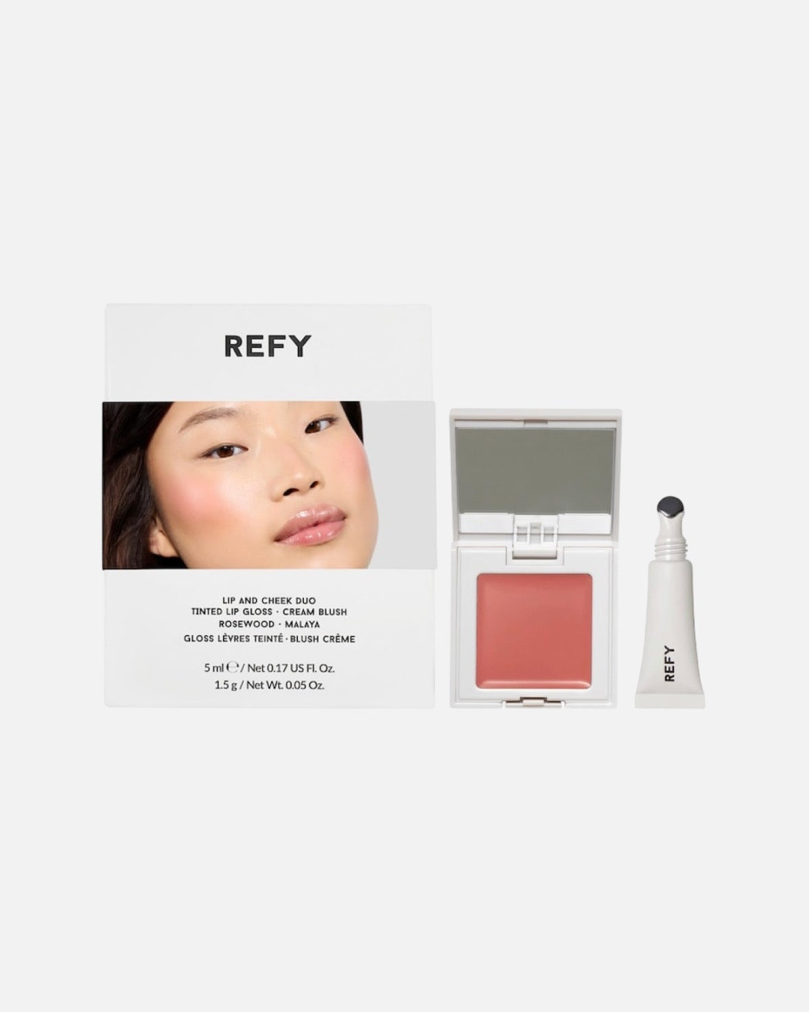REFY Lip Gloss and Cheek Duo Set