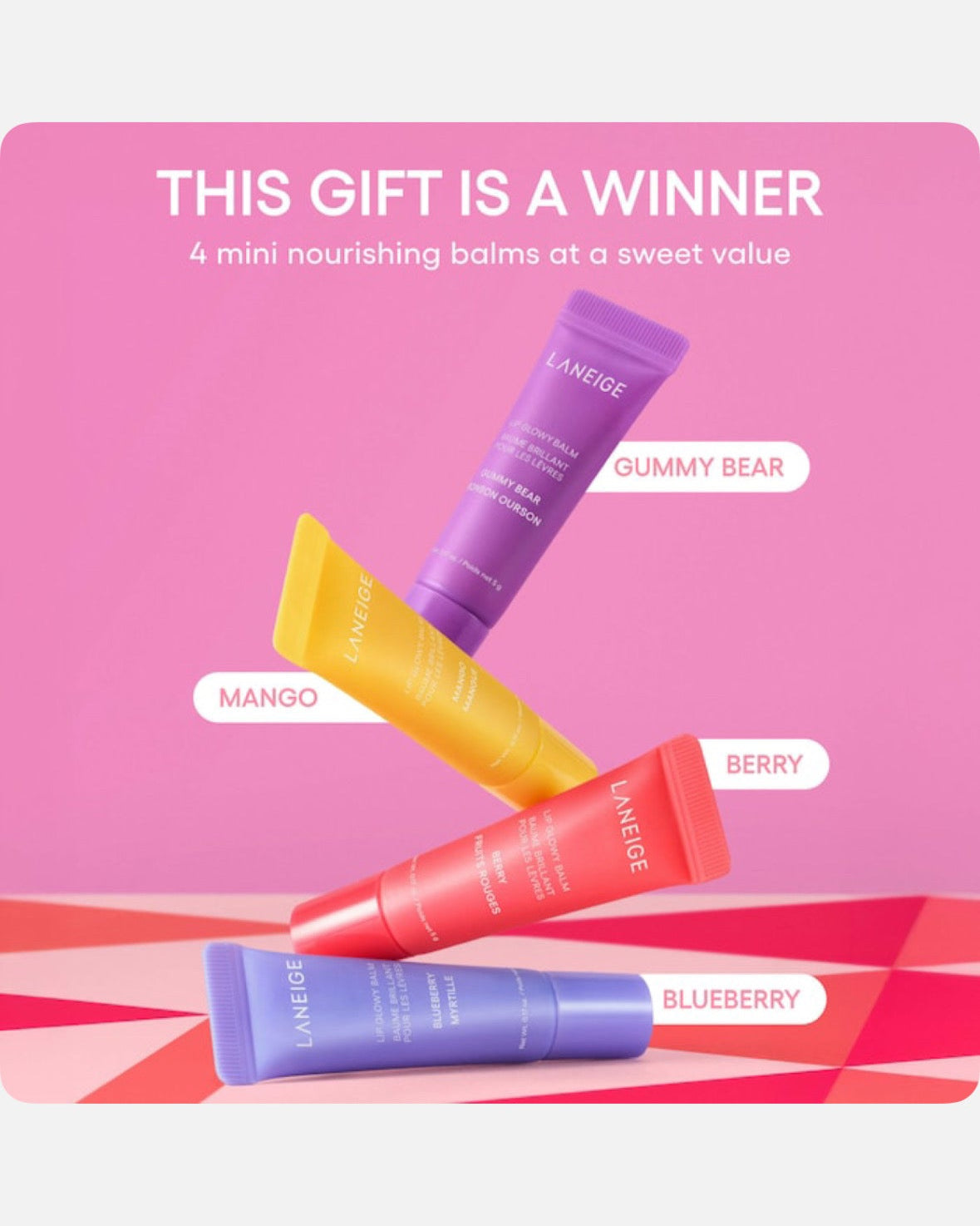 LANEIGE Glowy Lip Minis