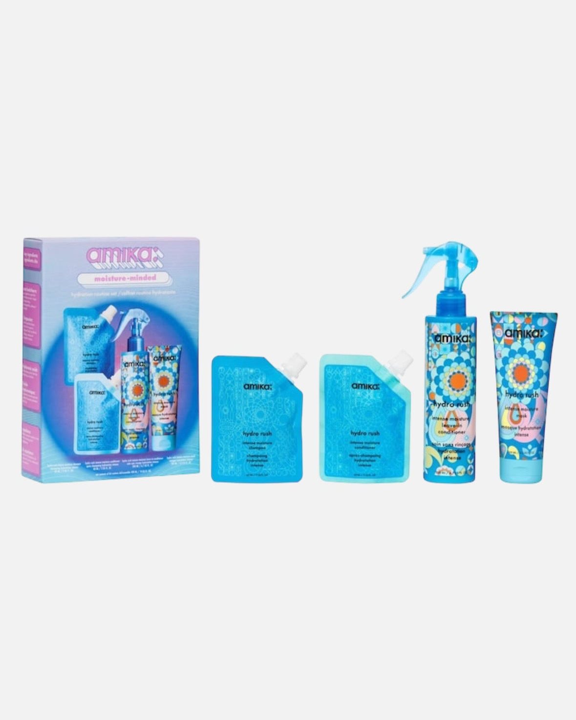 amika Moisture-Minded Hydration Routine Hair Gift Set