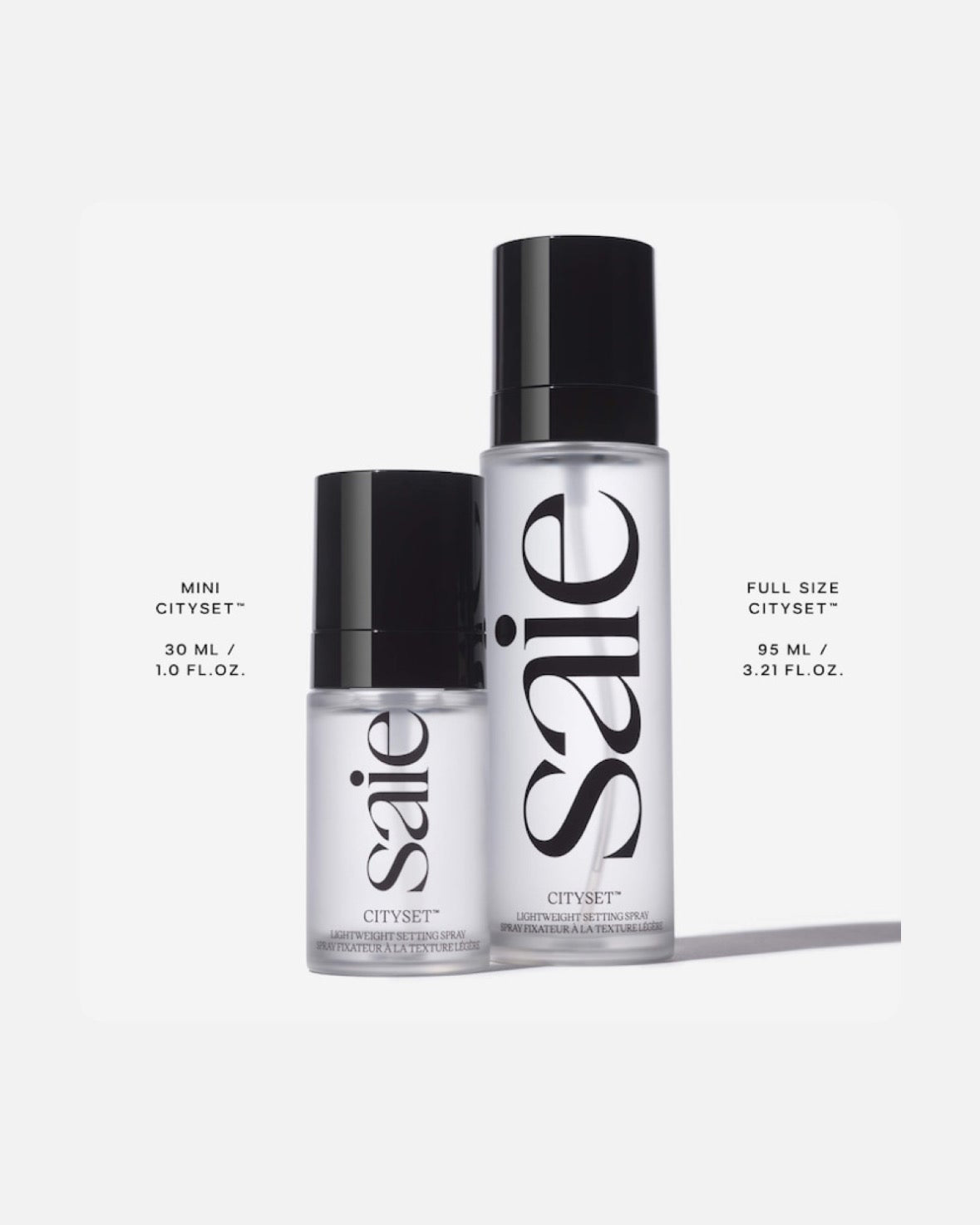 Saie CitySet™ Ultra-Fine Mist Setting Spray with 16 Hour Wear