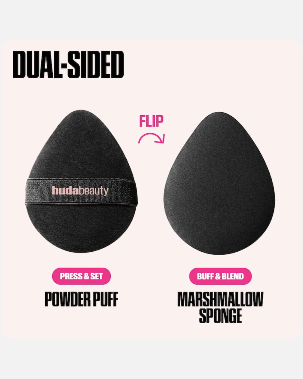 HUDA BEAUTY Easy Bake Marshmallow Puff & Sponge
