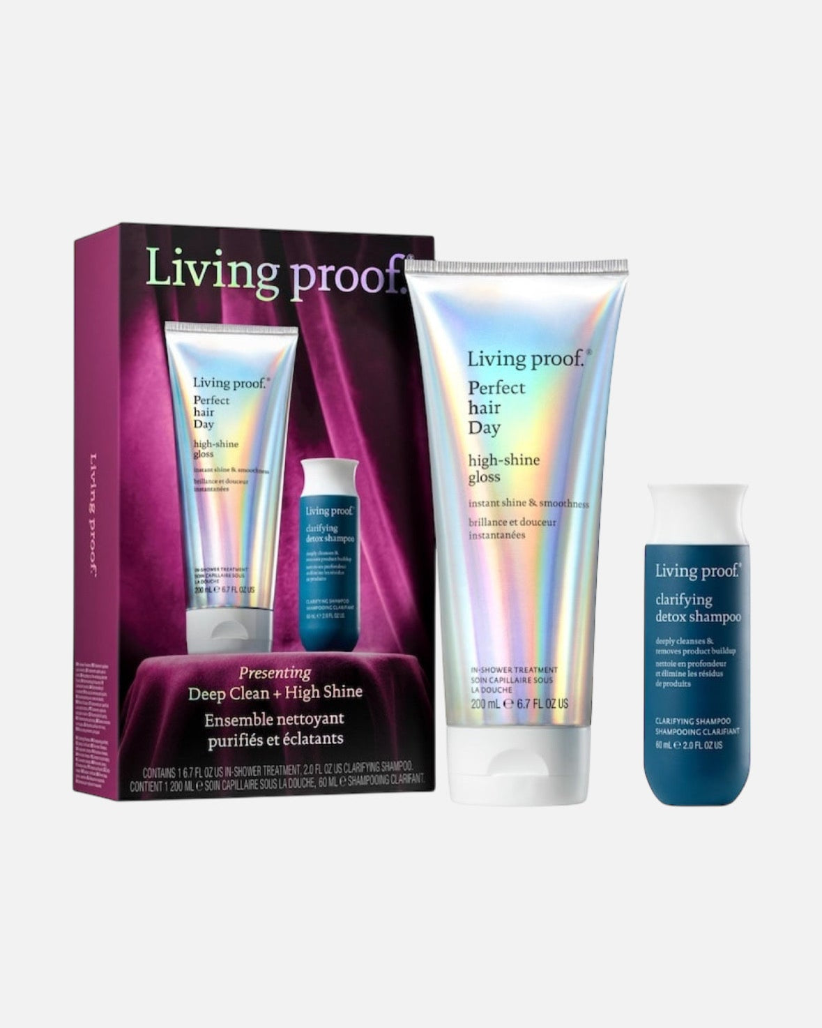 Living Proof Detox Shampoo and High Shine Gloss Gift Set