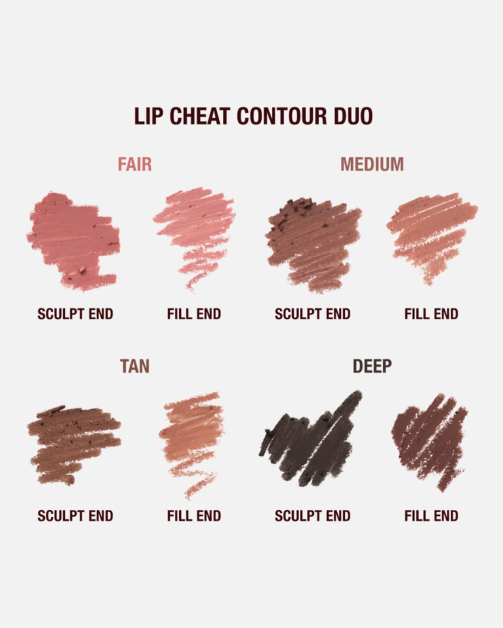 Charlotte Tilbury Super Nudes Lip Cheat Contour Duo Lip Liner