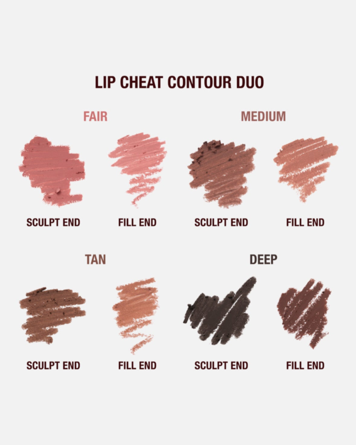 Charlotte Tilbury Super Nudes Lip Cheat Contour Duo Lip Liner