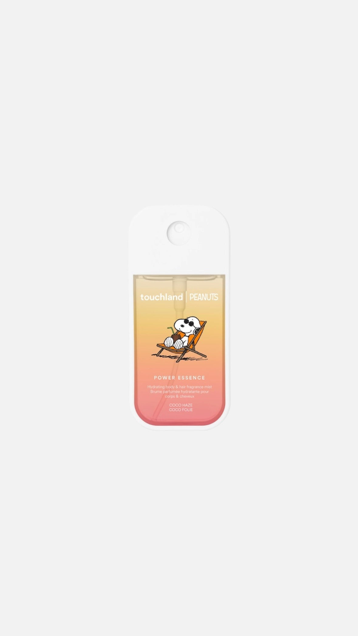 Touchland Peanuts® x Touchland Special Edition Body & Hair Fragrance Mist