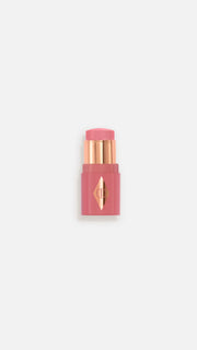 Charlotte Tilbury Mini Unreal Lip + Cheek Glow Blush Stick with Hyaluronic Acid
